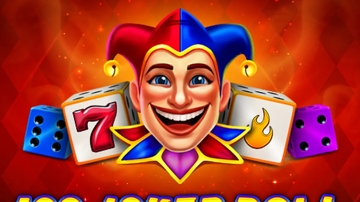 Tampilan antarmuka slot 100 Joker Roll dengan desain klasik yang modern
